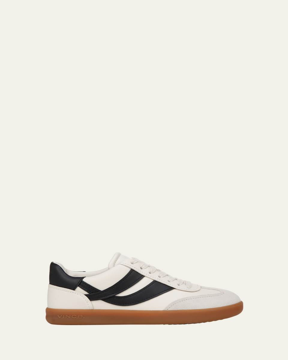 Oasis Mixed Leather Retro Sneakers